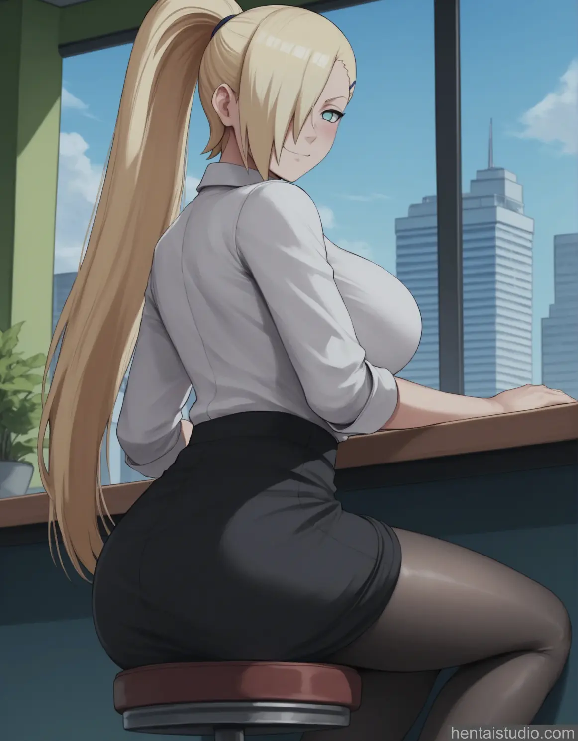 Ino from Naruto hentai art 7 of 102