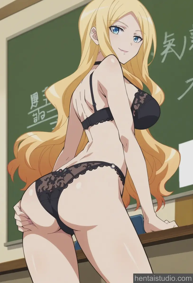 Irina Jelavic from Assassination Classroom hentai art 13 of 56