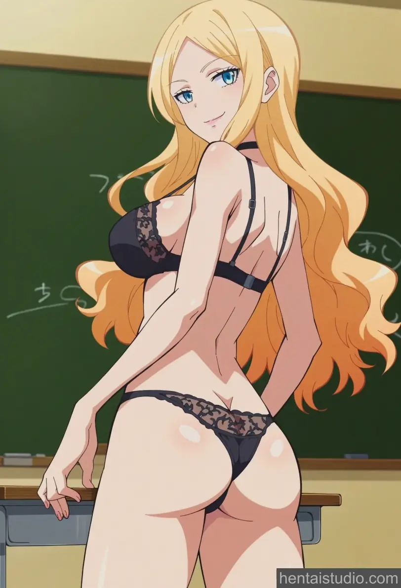 Irina Jelavic from Assassination Classroom hentai art 16 of 56