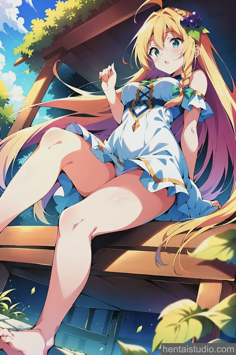 Iris from Konosuba God's Blessing On This Wonderful World hentai art 2 of 3