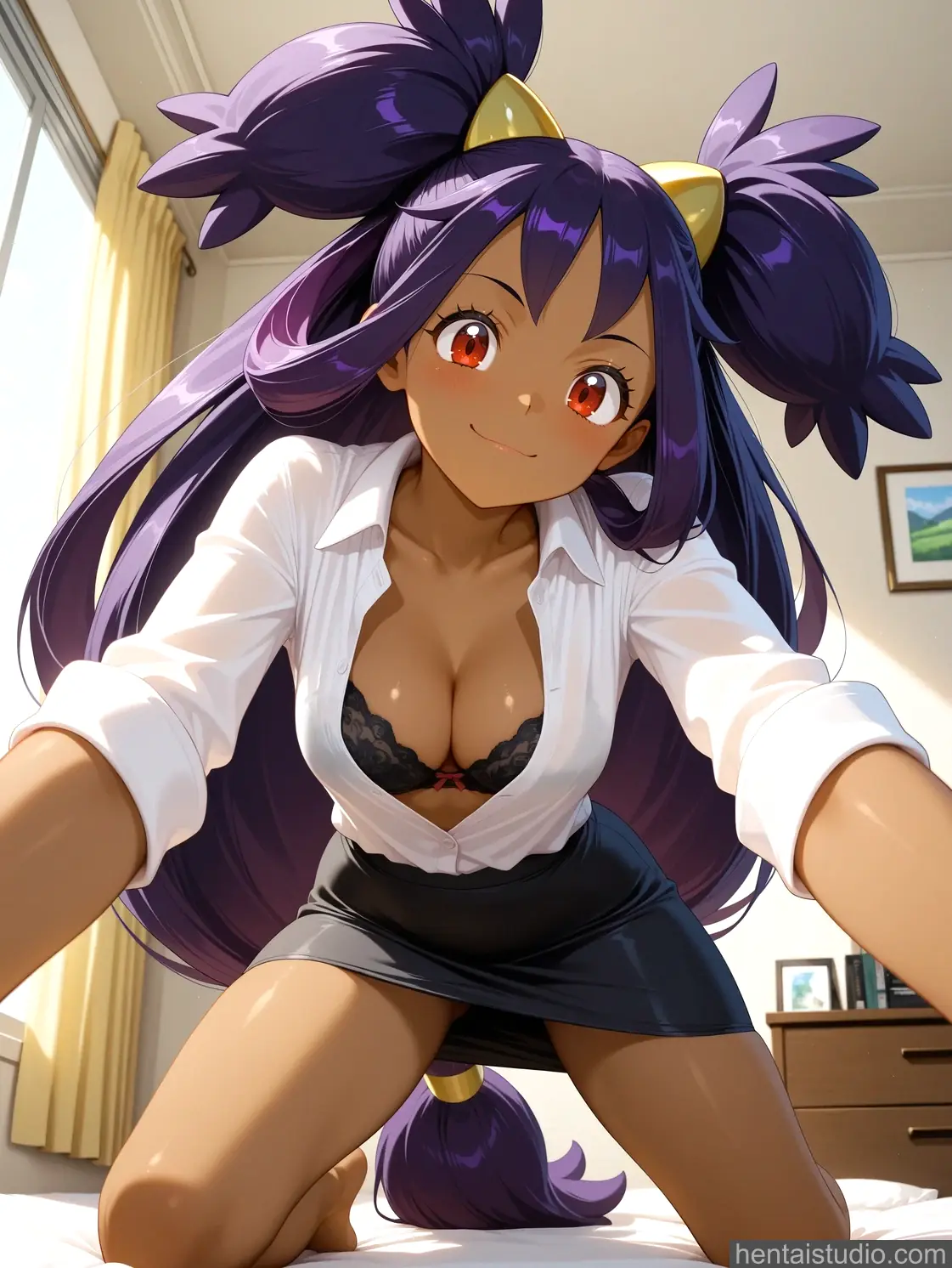 Iris Lillie from Pokemon hentai art 10 of 50