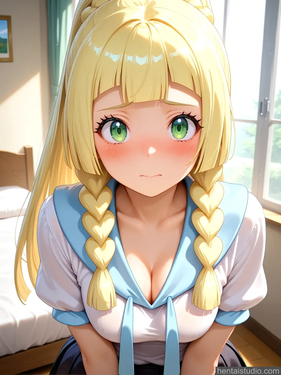 Iris Lillie from Pokemon hentai art 5 of 50