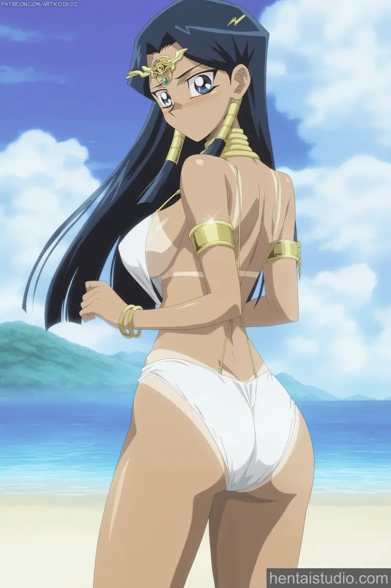 Ishizu Ishtar from Yu Gi Oh hentai art 11 of 12