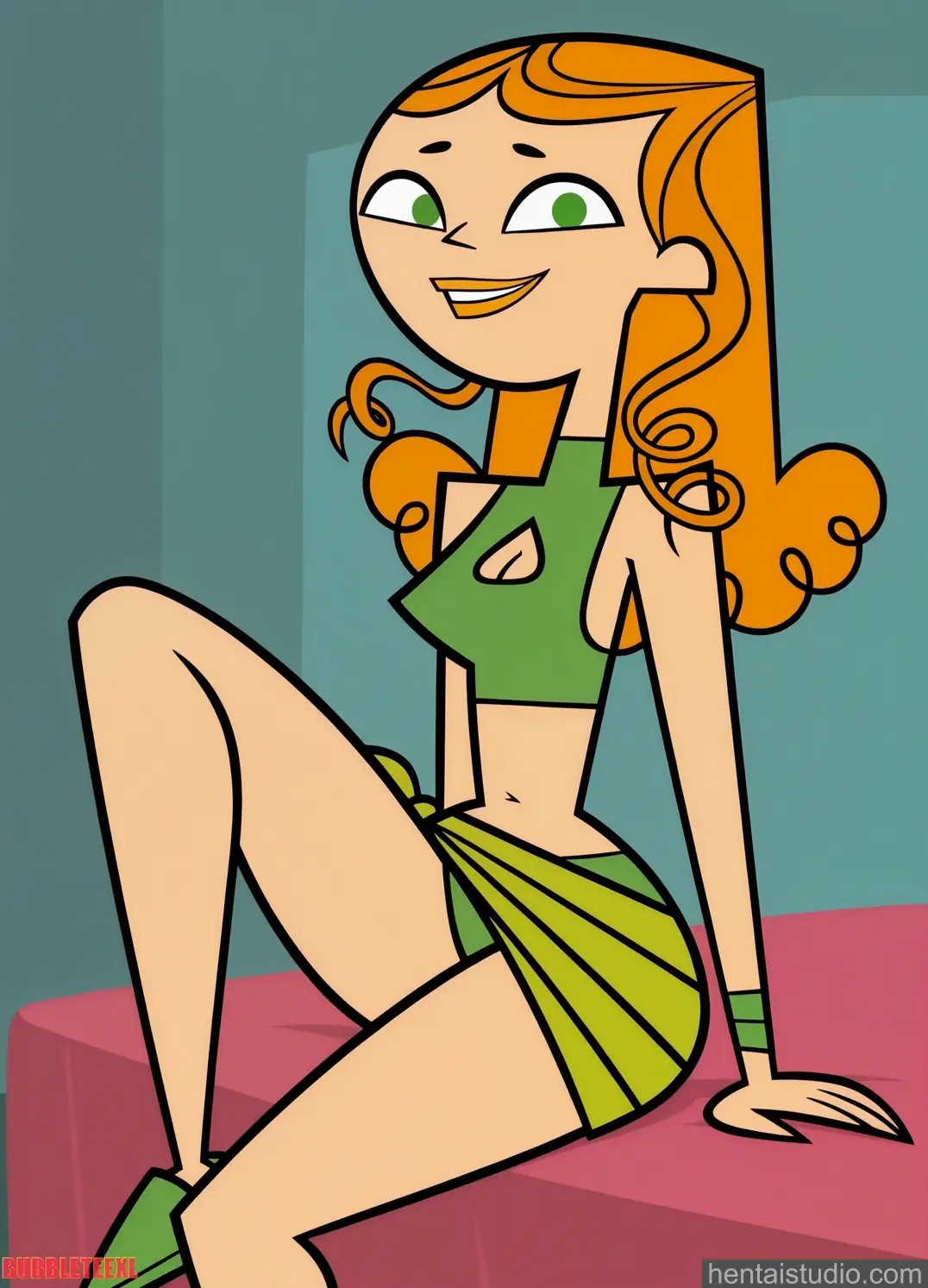 Izzy from Total Drama hentai art 23 of 54