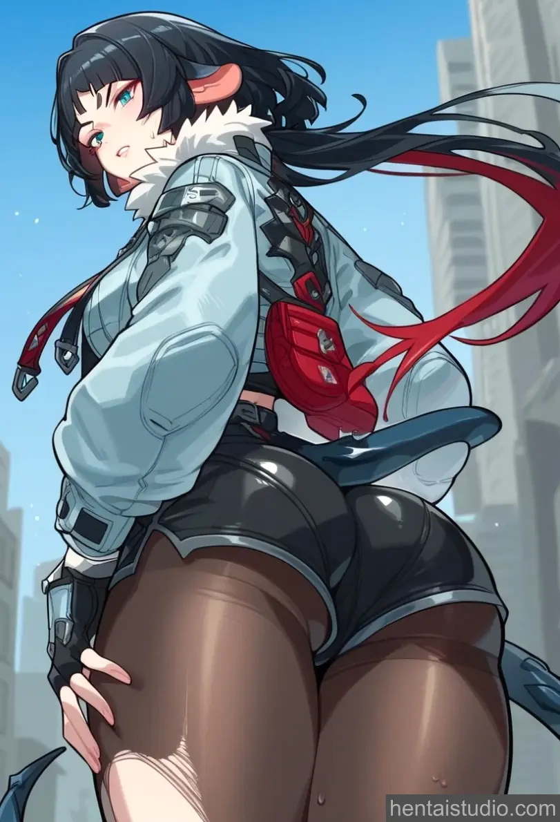 Jane Doe from Zenless Zone Zero hentai art 3 of 60