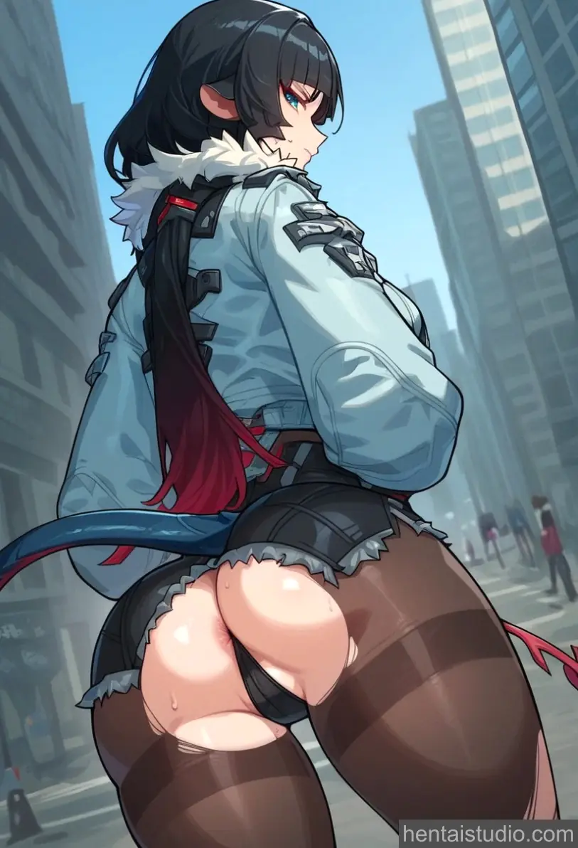 Jane Doe from Zenless Zone Zero hentai art 49 of 60