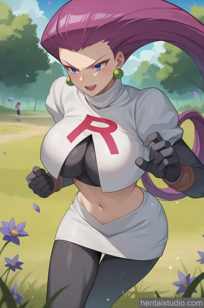 Jessie from Pokemon hentai art 16 of 33