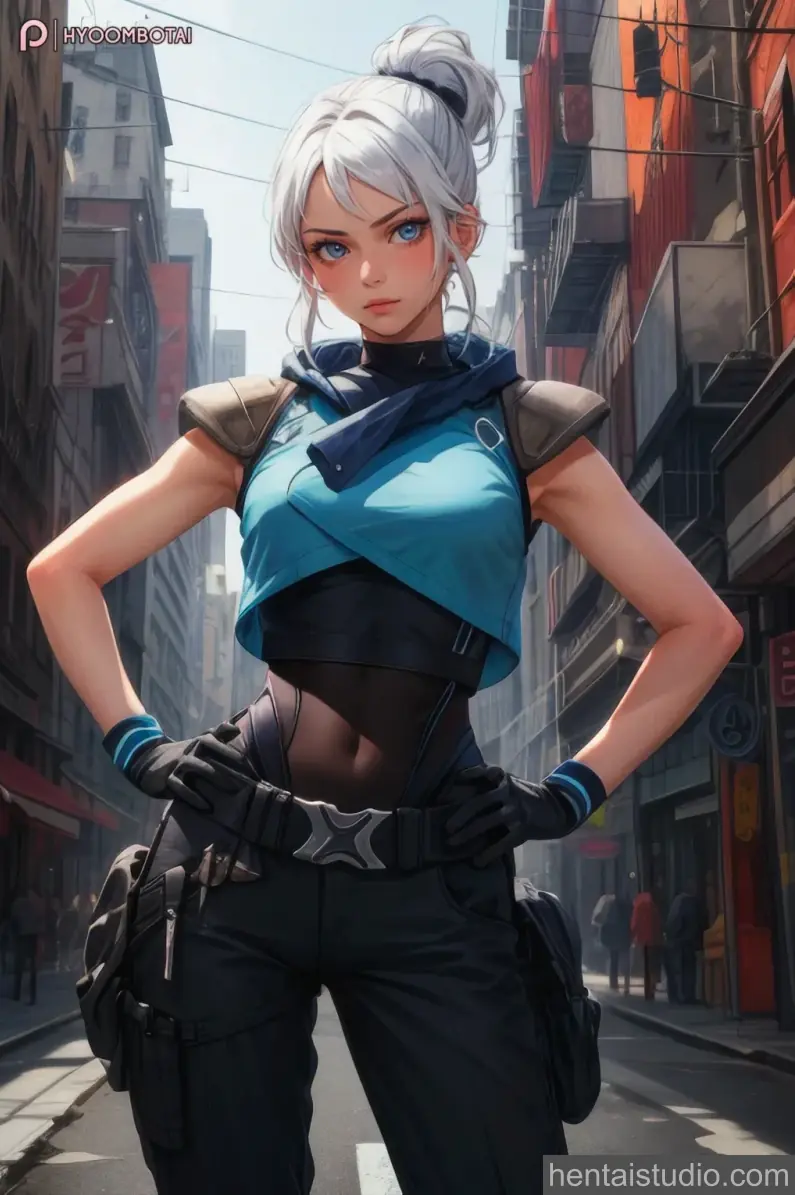 Jett from Valorant hentai art 20 of 31