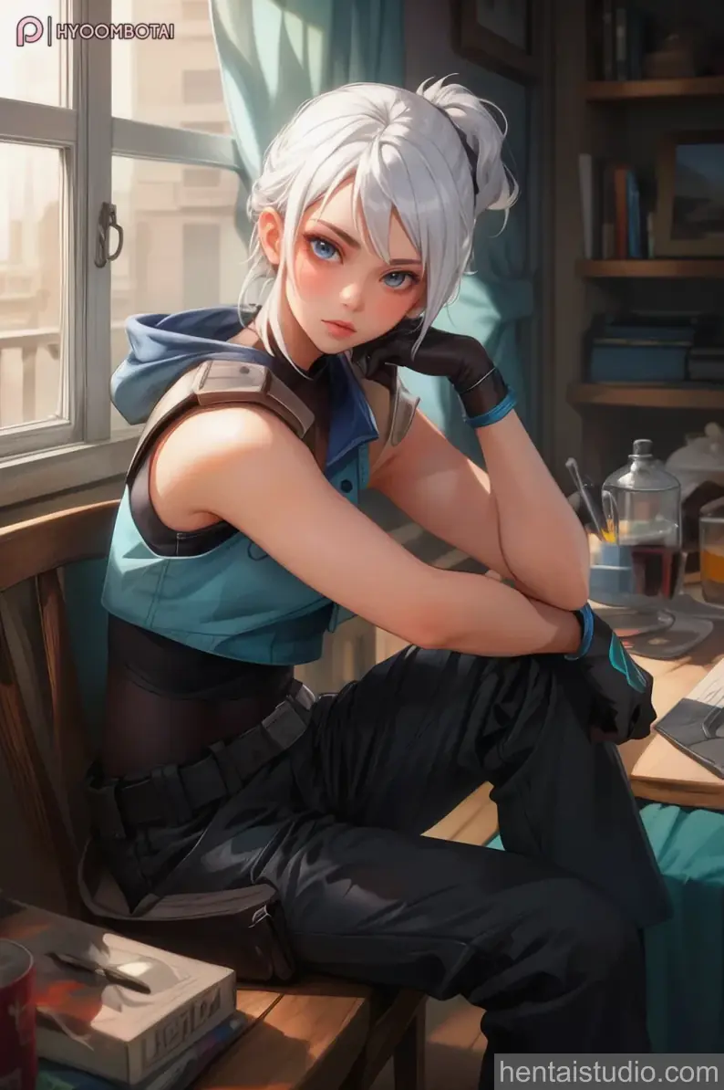 Jett from Valorant hentai art 21 of 31
