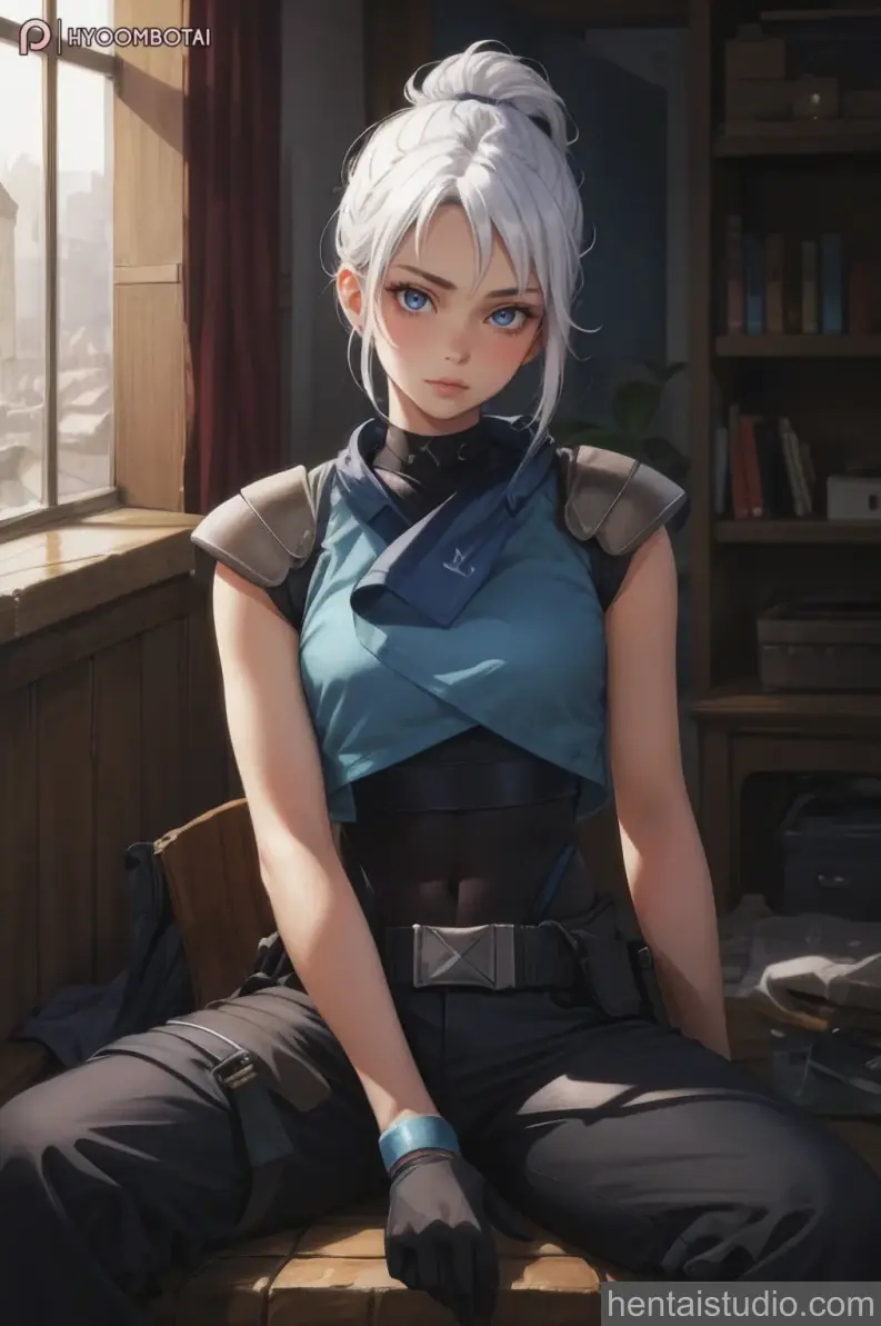 Jett from Valorant hentai art 27 of 31