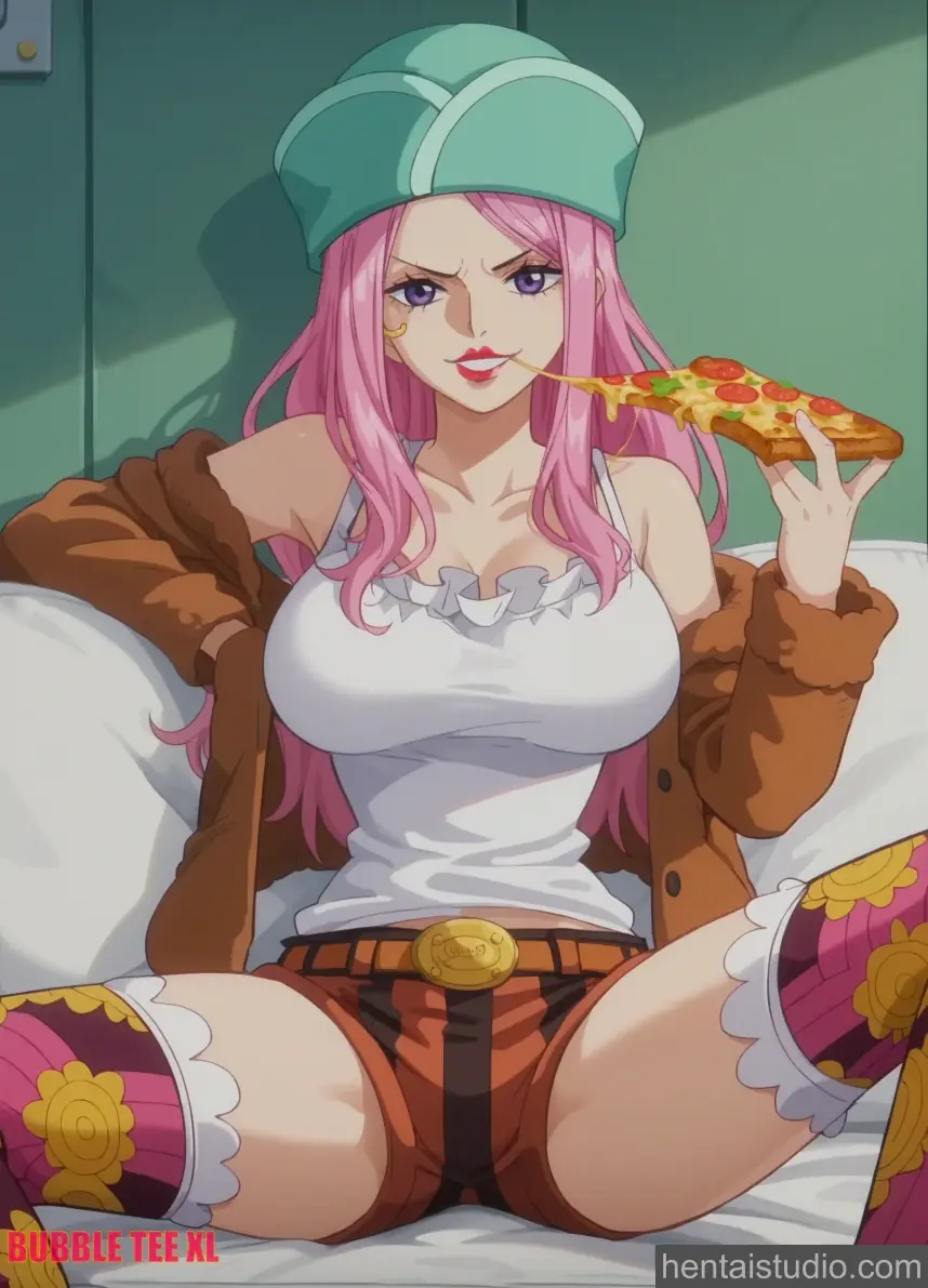 Jewelry Bonney from One Piece hentai art 2 of 42