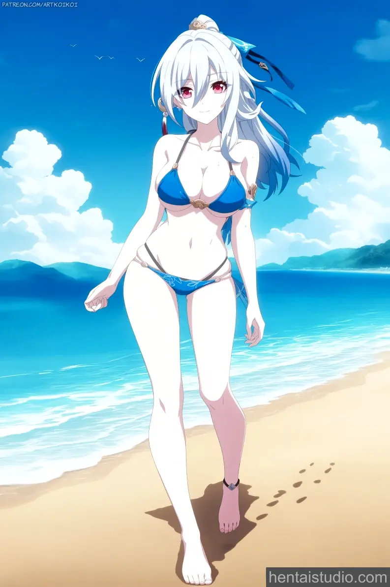 Jingliu from Honkai Star Rail hentai art 12 of 28