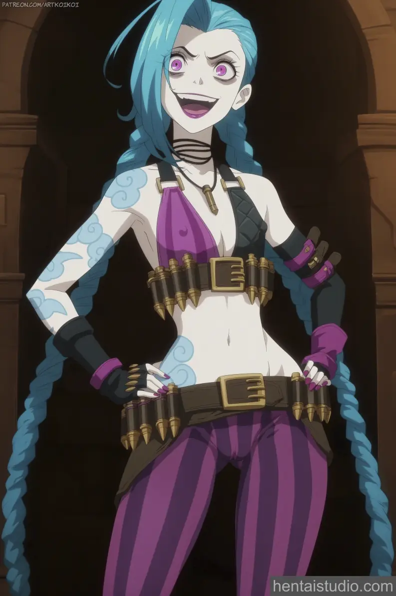Jinx from League Of Legends hentai art 1 of 3