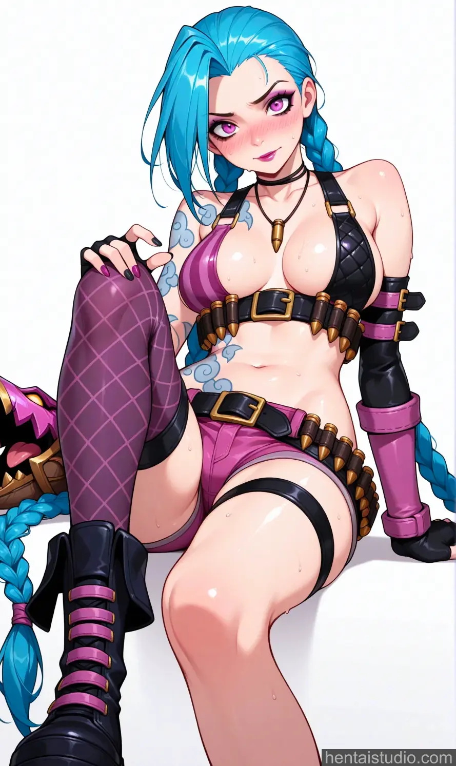 Jinx from League Of Legends hentai art 14 of 50