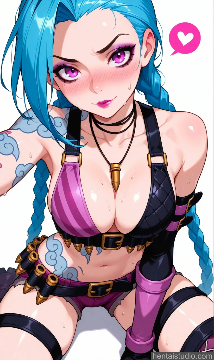Jinx from League Of Legends hentai art 32 of 50