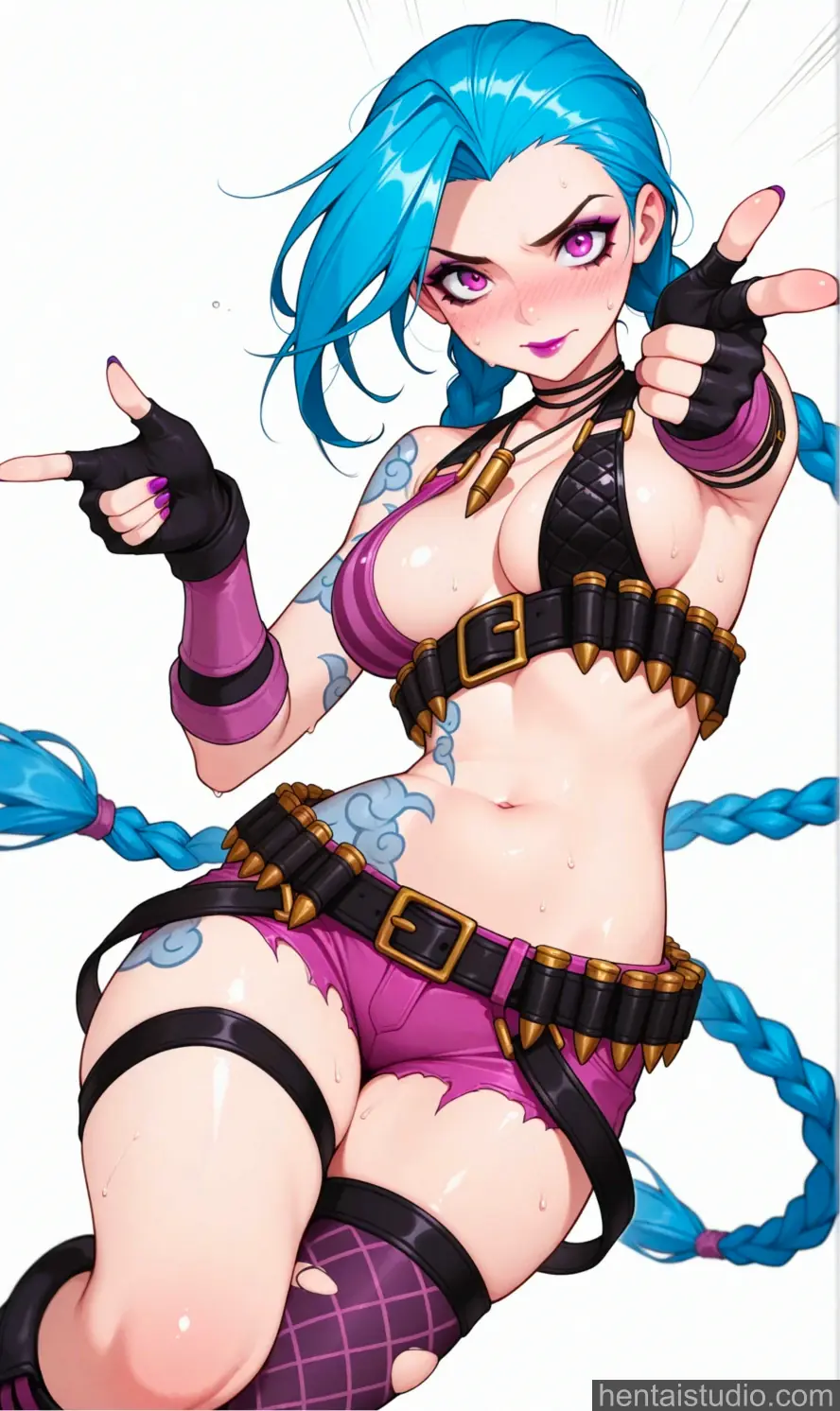 Jinx from League Of Legends hentai art 9 of 50