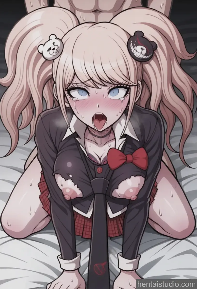Junko Enoshima from Danganronpa hentai art 2 of 50