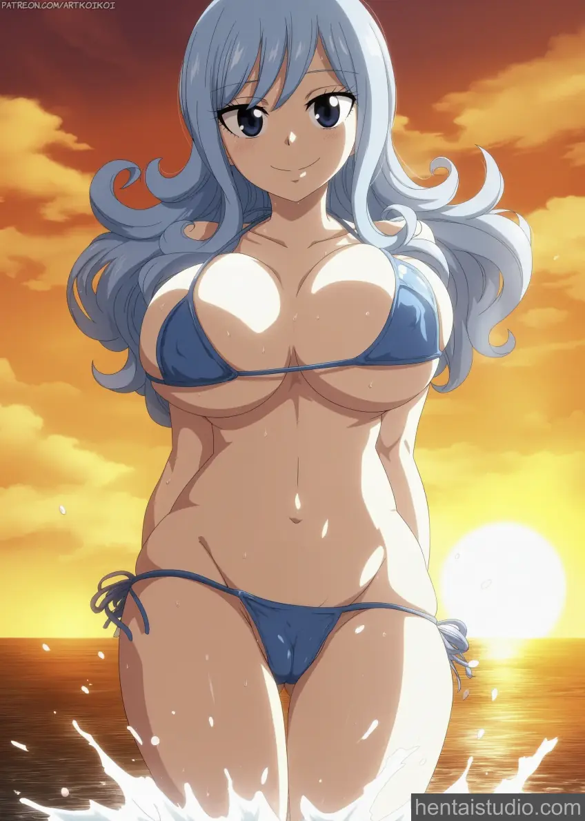 Juvia Lockser from Fairy Tail hentai art 12 of 18
