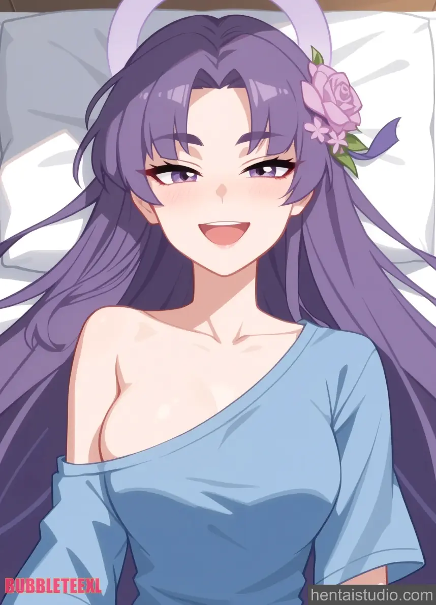 Kadenokouji Yukari from Blue Archive hentai art 1 of 51