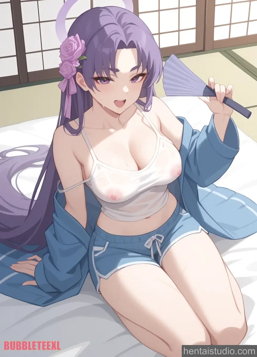 Kadenokouji Yukari from Blue Archive hentai art 25 of 51