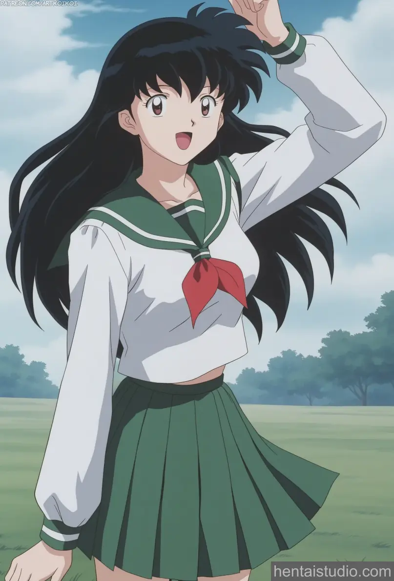 Kagome Higurashi from Inuyasha hentai art 12 of 45