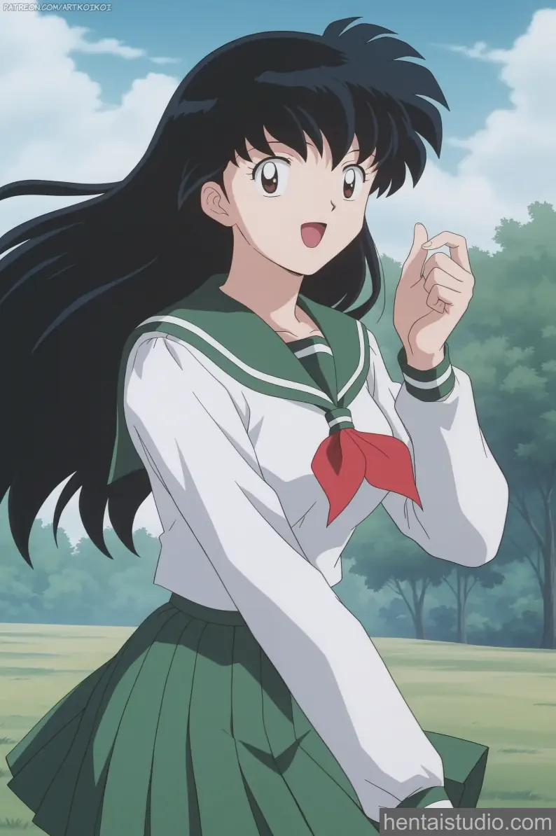 Kagome Higurashi from Inuyasha hentai art 23 of 45