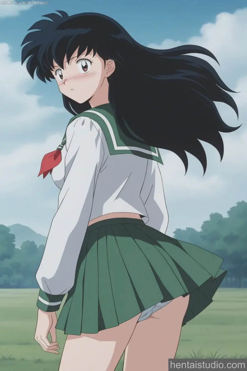 Kagome Higurashi from Inuyasha hentai art 34 of 45