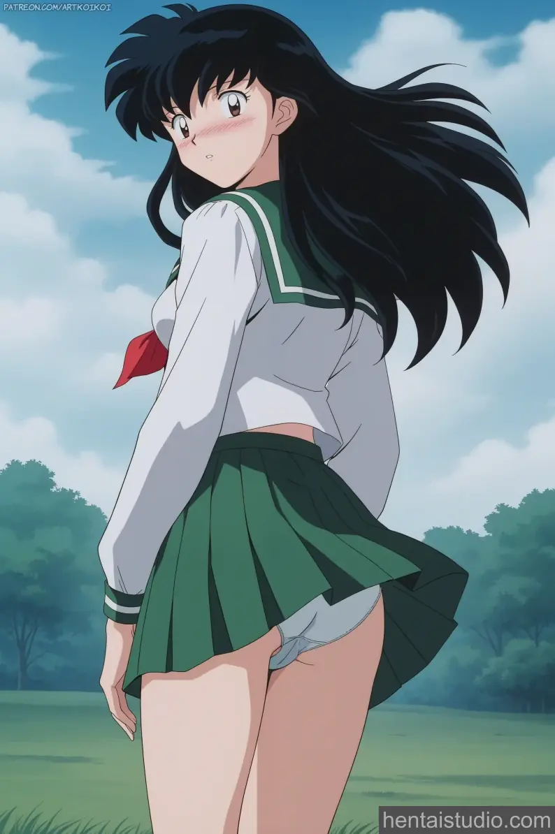 Kagome Higurashi from Inuyasha hentai art 41 of 45