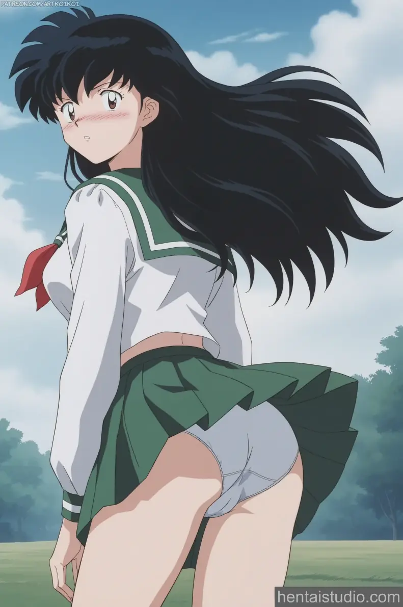 Kagome Higurashi from Inuyasha hentai art 42 of 45