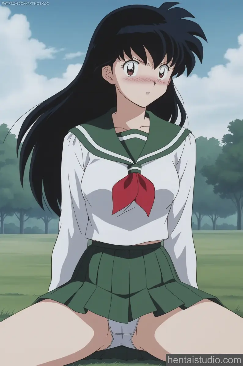 Kagome Higurashi from Inuyasha hentai art 43 of 45