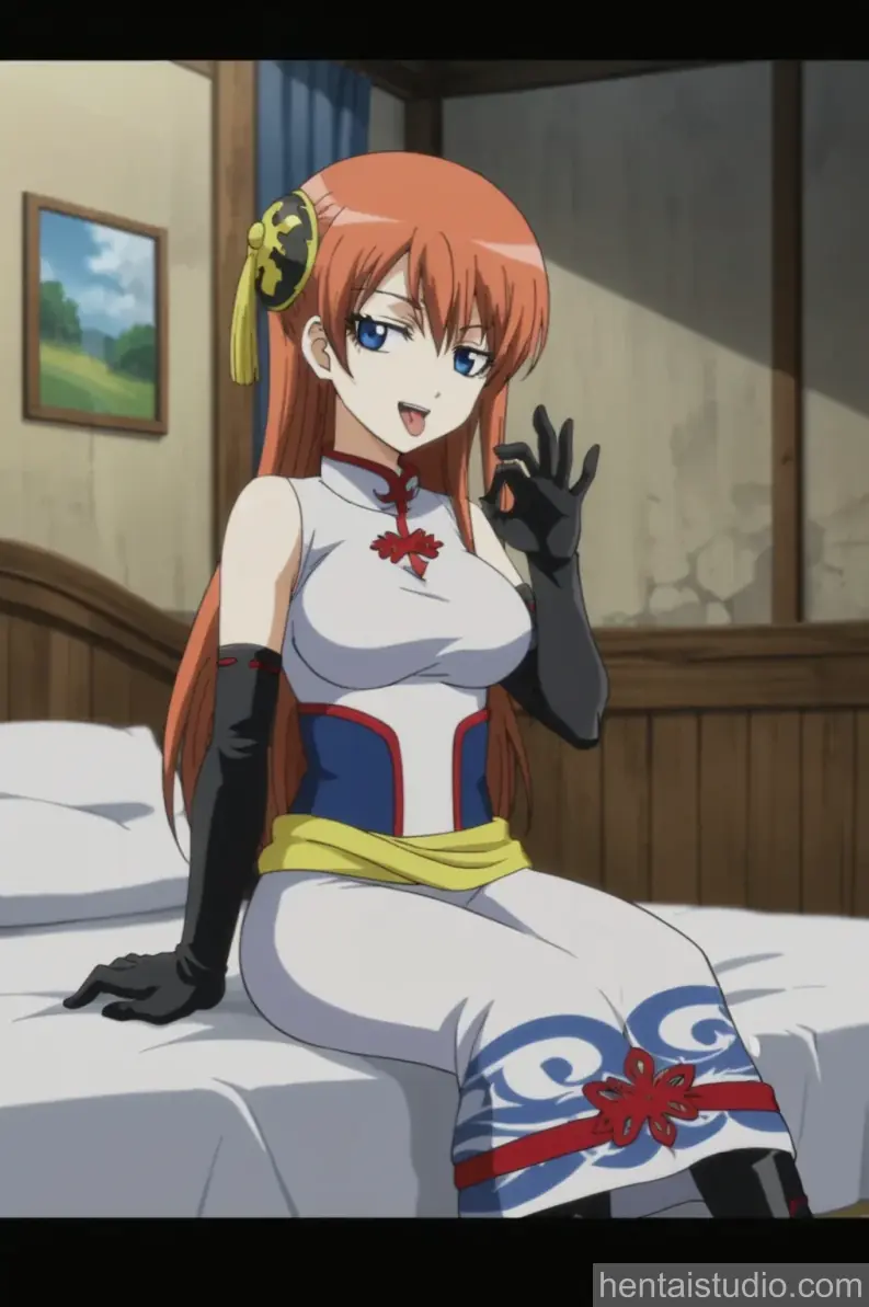 Kagura from Gintama hentai art 1 of 107