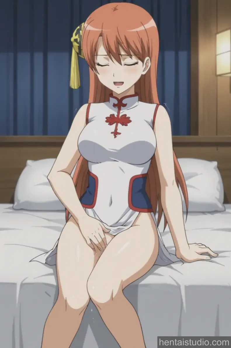 Kagura from Gintama hentai art 16 of 107