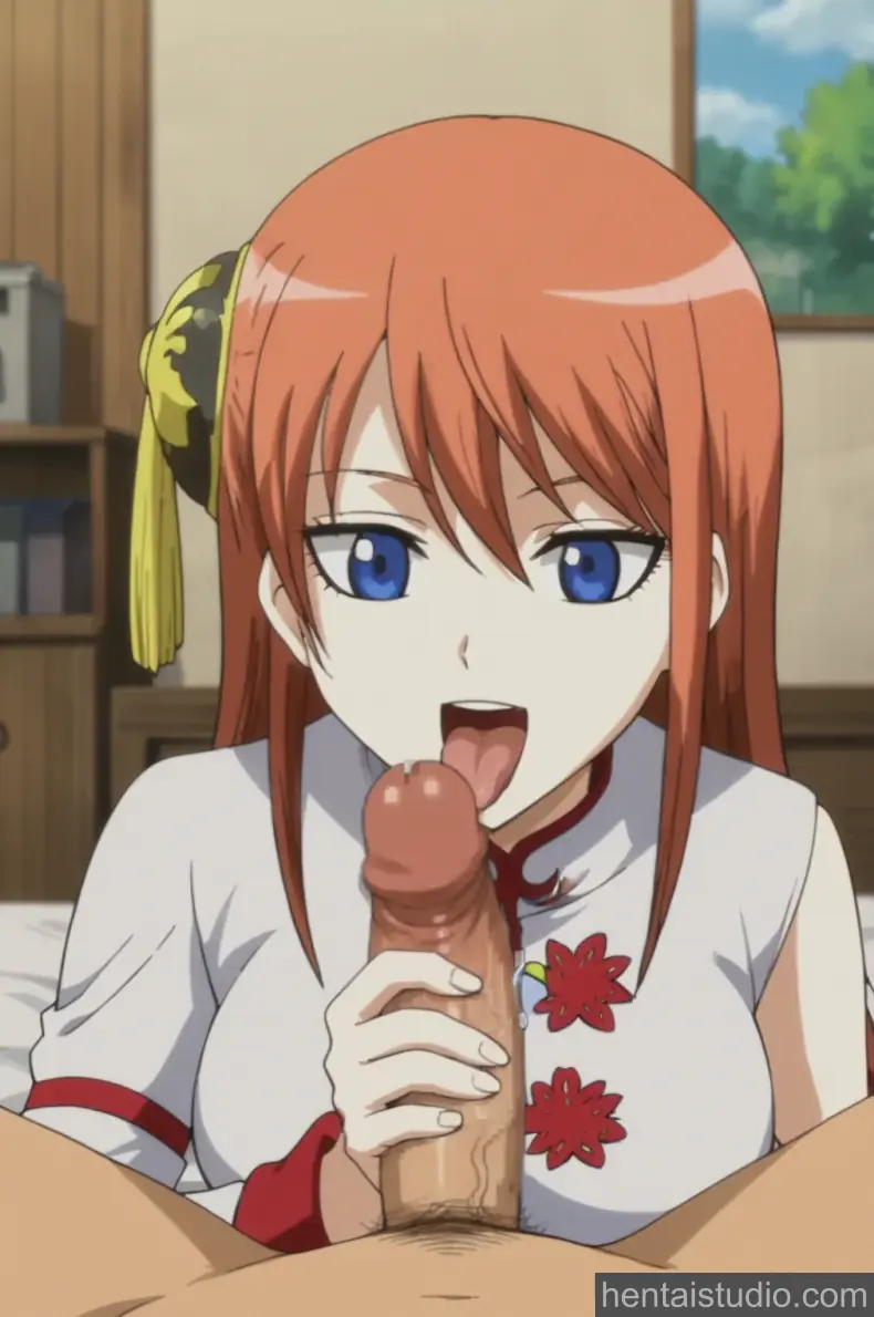Kagura from Gintama hentai art 17 of 107