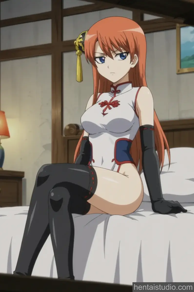 Kagura from Gintama hentai art 2 of 107