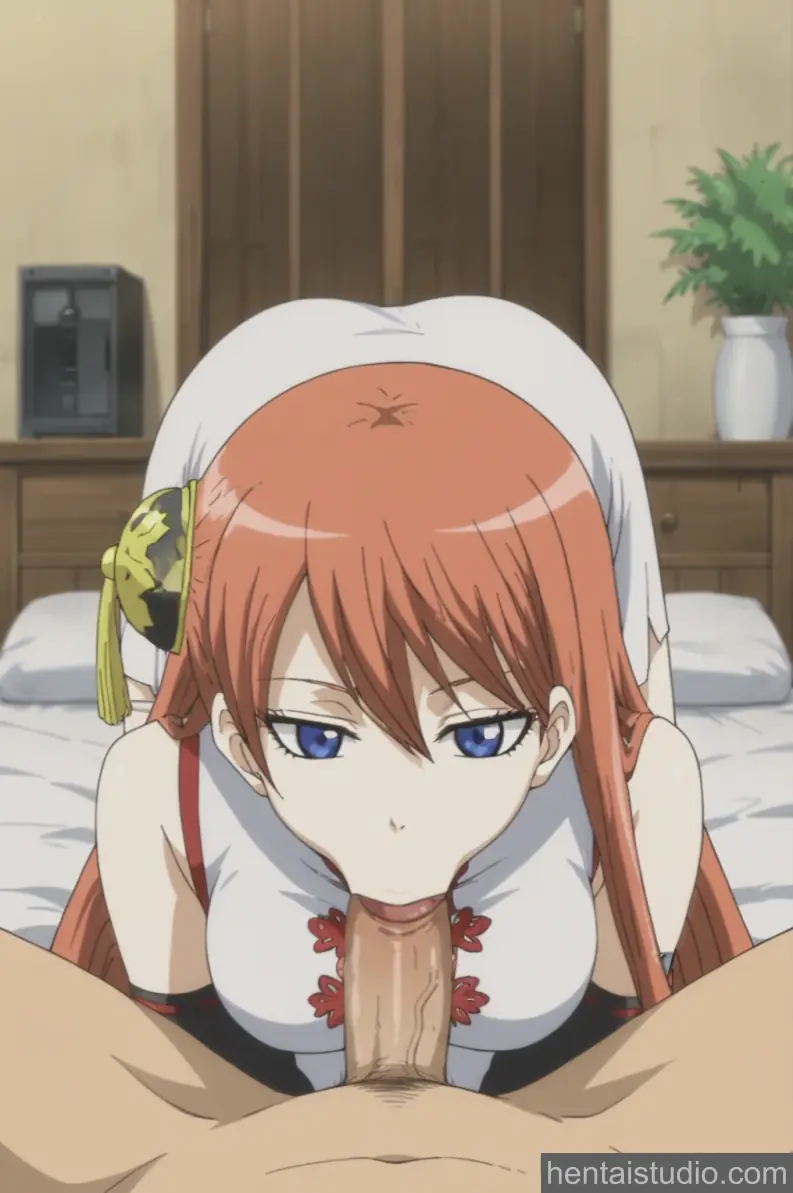 Kagura from Gintama hentai art 22 of 107