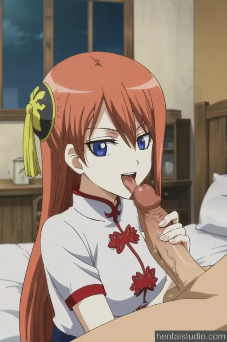 Kagura from Gintama hentai art 23 of 107