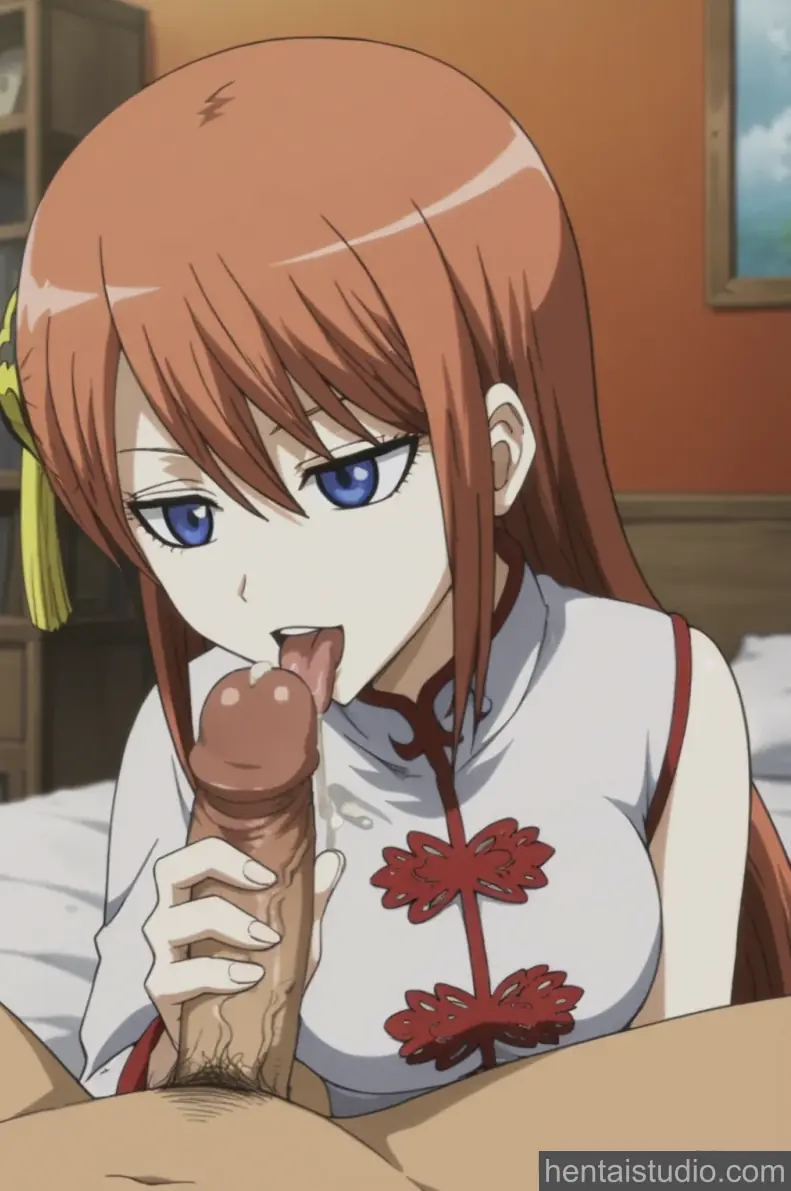 Kagura from Gintama hentai art 28 of 107