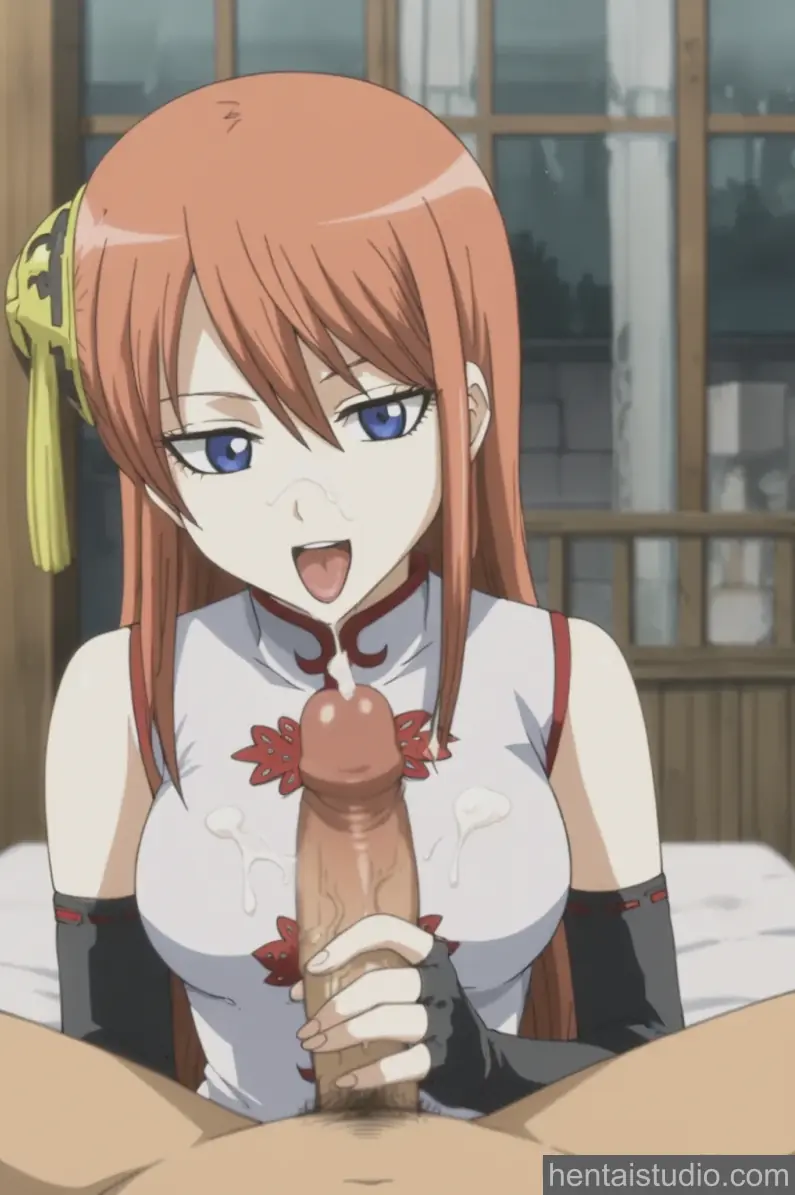 Kagura from Gintama hentai art 29 of 107