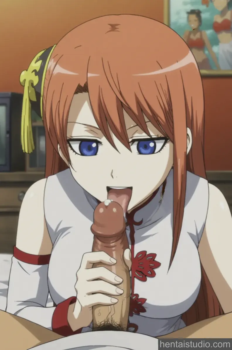 Kagura from Gintama hentai art 30 of 107