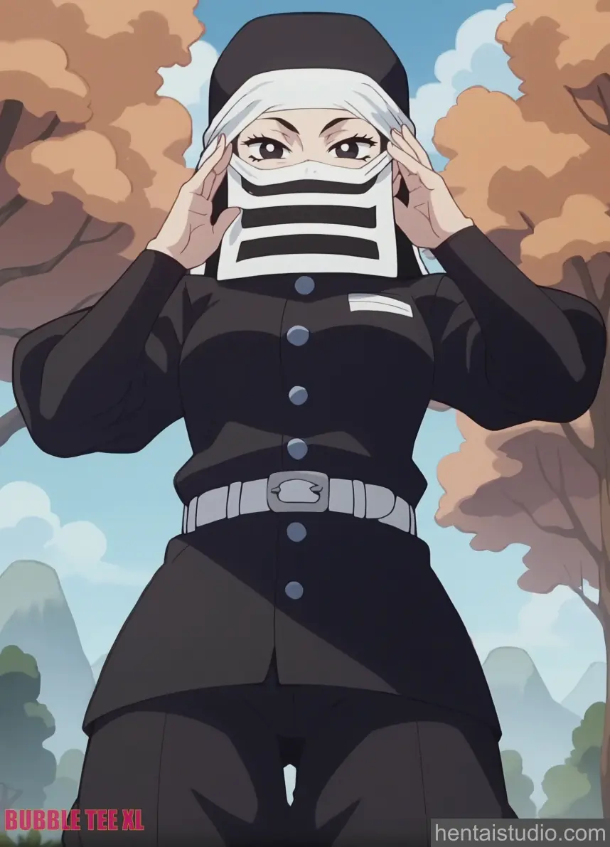 Kakushi from Demon Slayer hentai art 10 of 48