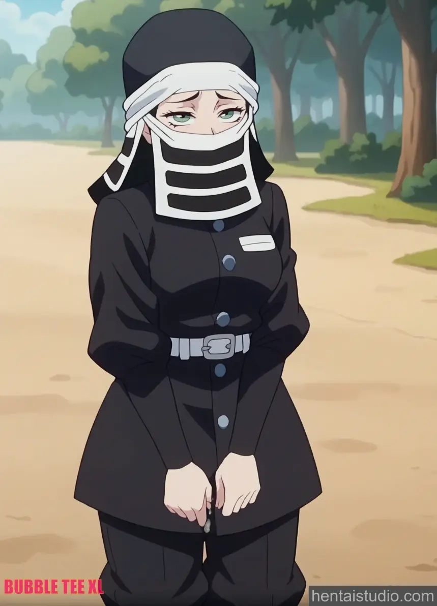Kakushi from Demon Slayer hentai art 13 of 48