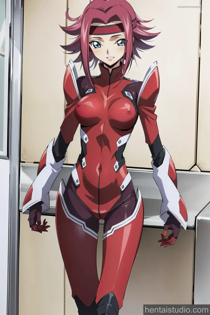 Kallen Kozuki from Code Geass hentai art 4 of 29