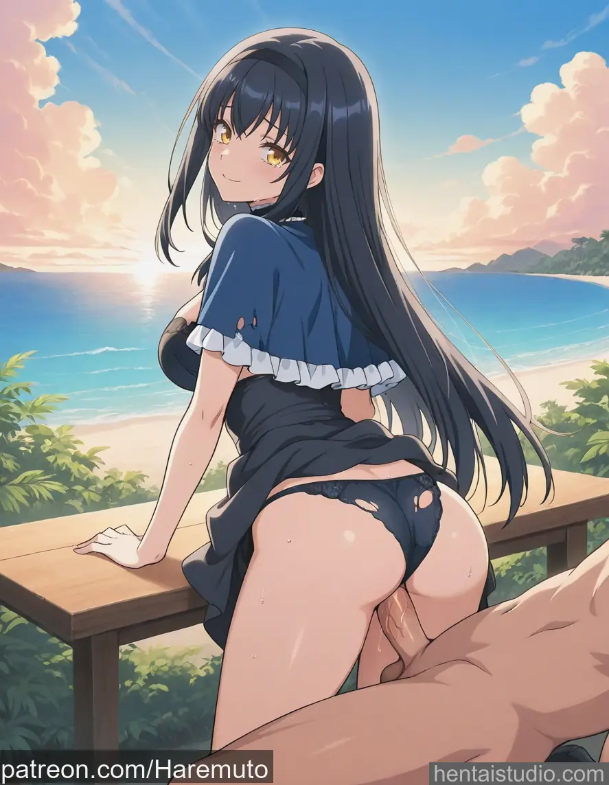Kamome Kushima from Summer Pockets hentai art 8 of 15