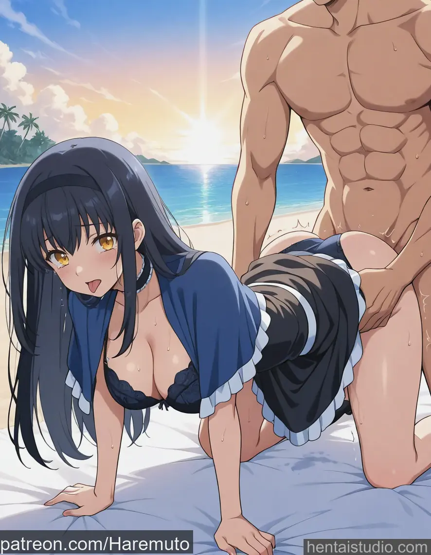 Kamome Kushima from Summer Pockets hentai art 9 of 15