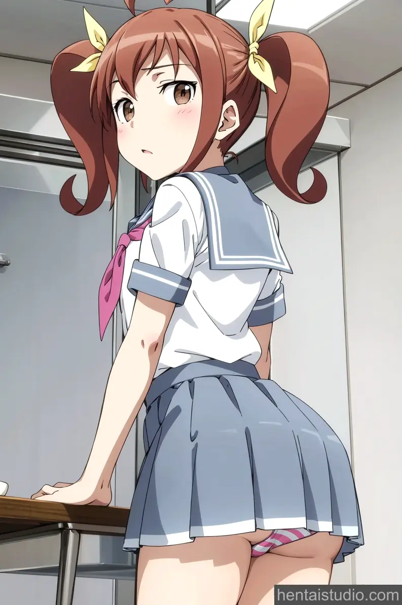 Kanako Kurusu from Oreimo hentai art 2 of 14