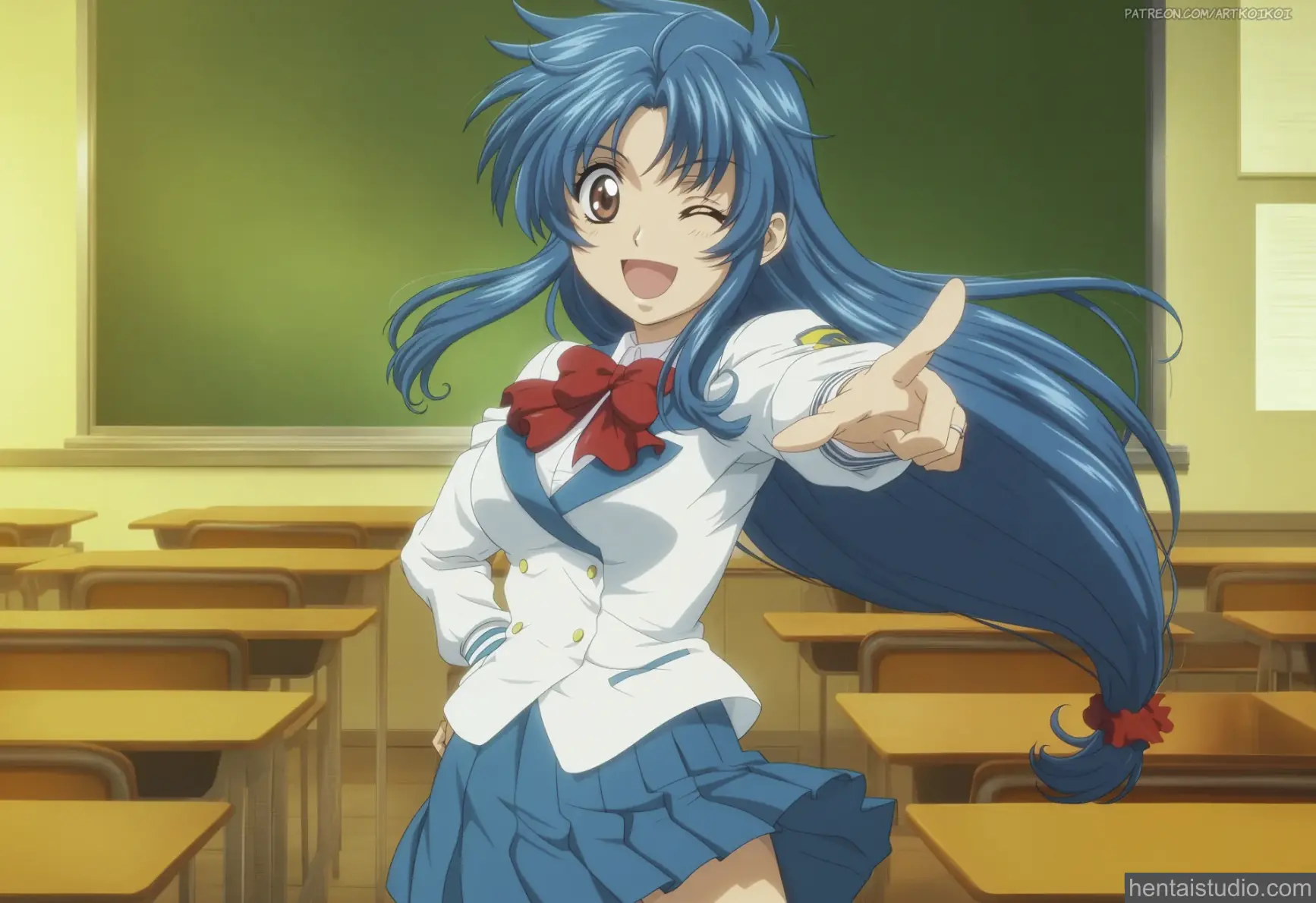 Kaname Chidori from Full Metal Panic hentai art 1 of 19