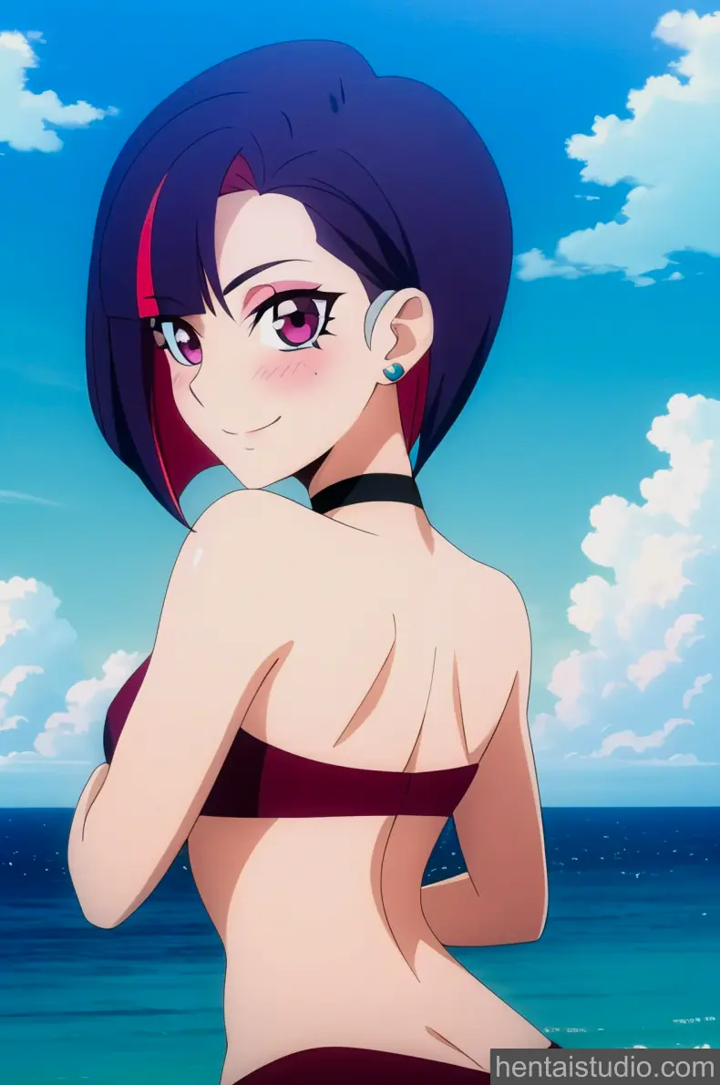Kaori Hakase from Cap Revolution Bottleman Dx hentai art 54 of 55
