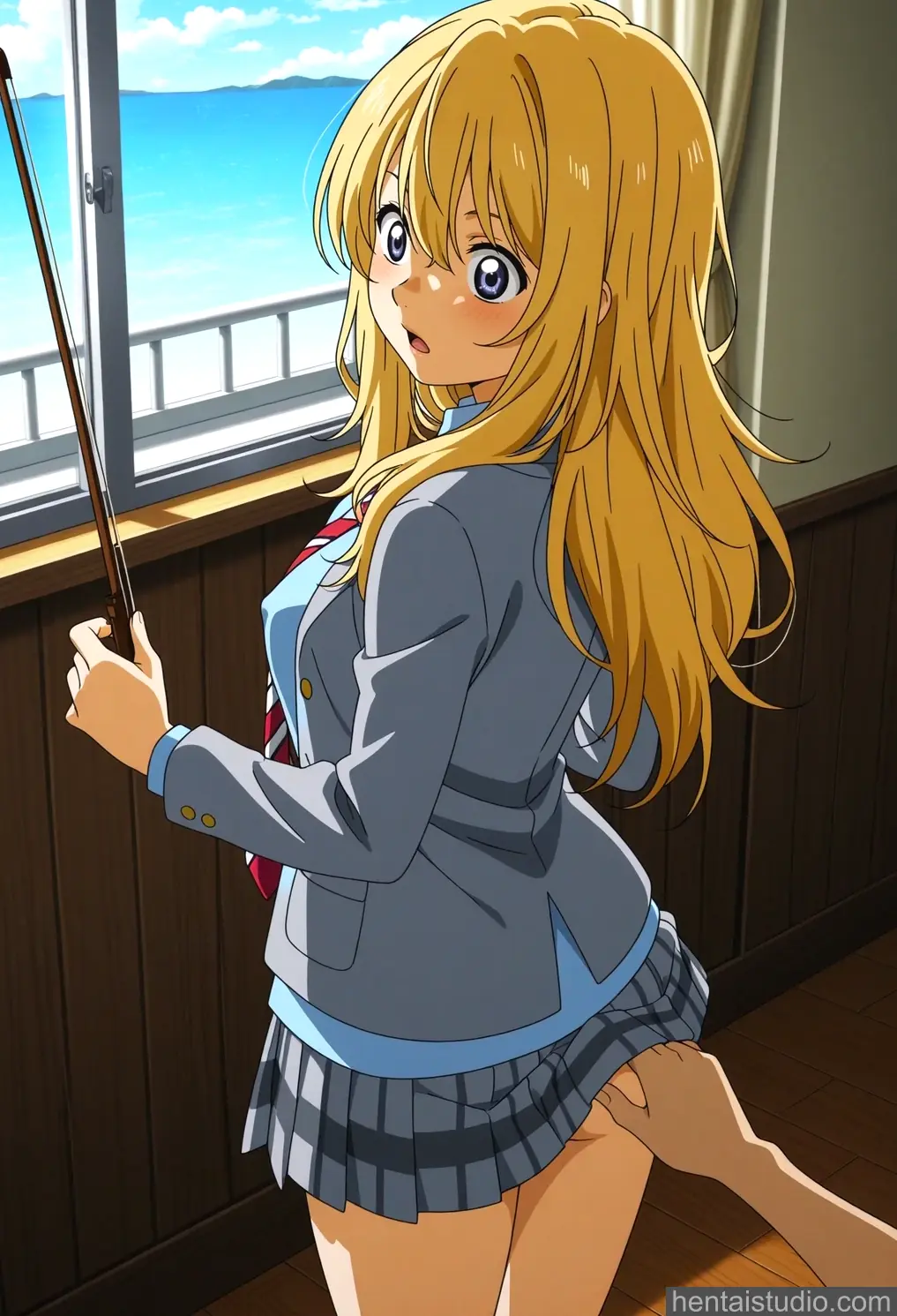 Kaori Miyazono from Shigatsu Wa Kimi No Uso hentai art 4 of 40