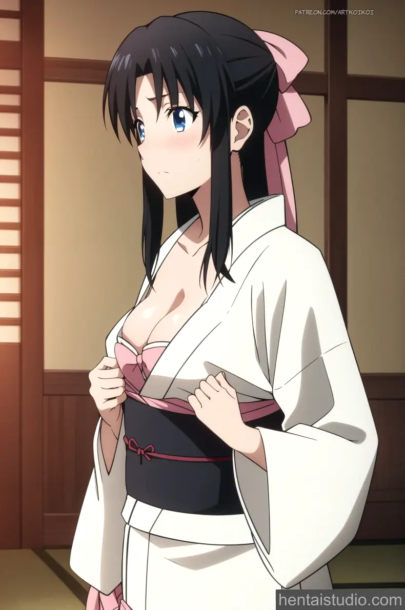 Kaoru Kamiya from Rurouni Kenshin hentai art 1 of 18