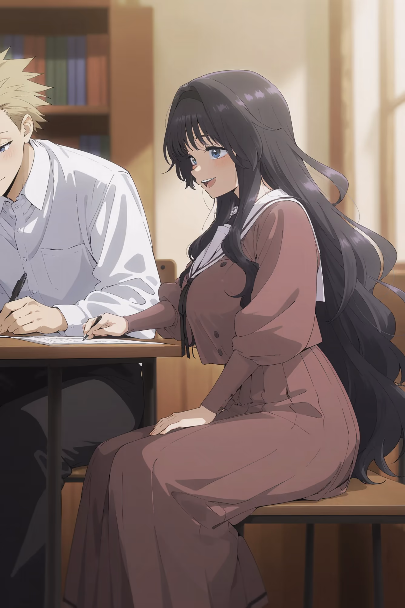 Kaoruko Waguri from The Fragrant Flower Blooms With Dignity (Kaoru Hana Wa Rin To Saku) — image 205 of 532